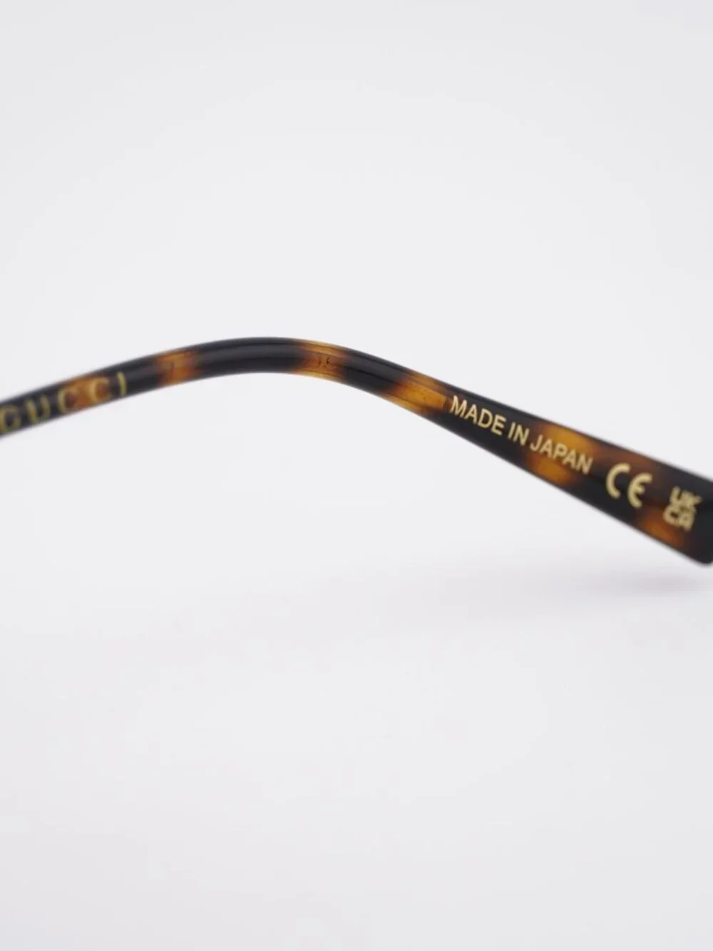 Gucci GG1851OA 007 Eyeglasses Brown / Gold 50mm Round Frame